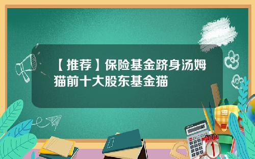 【推荐】保险基金跻身汤姆猫前十大股东基金猫