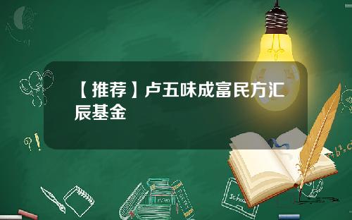 【推荐】卢五味成富民方汇辰基金