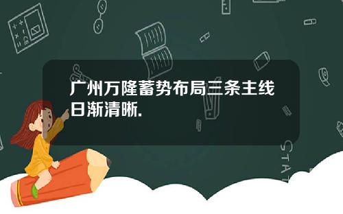 广州万隆蓄势布局三条主线日渐清晰.