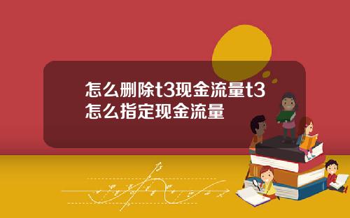 怎么删除t3现金流量t3怎么指定现金流量