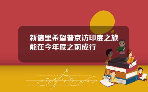 新德里希望普京访印度之旅能在今年底之前成行