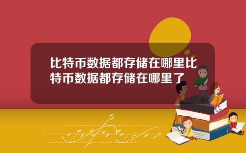 比特币数据都存储在哪里比特币数据都存储在哪里了