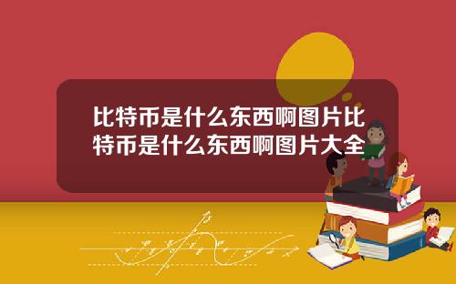 比特币是什么东西啊图片比特币是什么东西啊图片大全