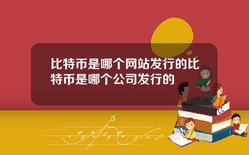 比特币是哪个网站发行的比特币是哪个公司发行的