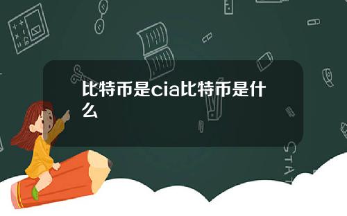 比特币是cia比特币是什么