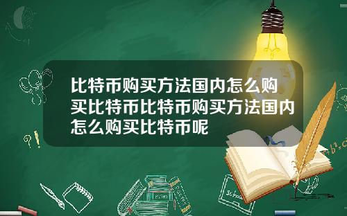 比特币购买方法国内怎么购买比特币比特币购买方法国内怎么购买比特币呢