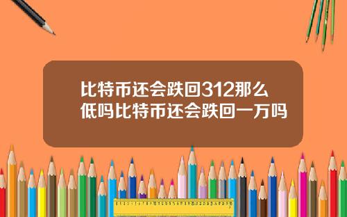 比特币还会跌回312那么低吗比特币还会跌回一万吗