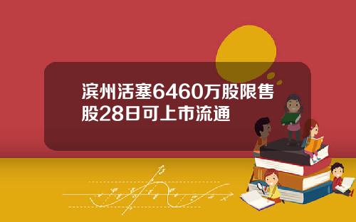 滨州活塞6460万股限售股28日可上市流通