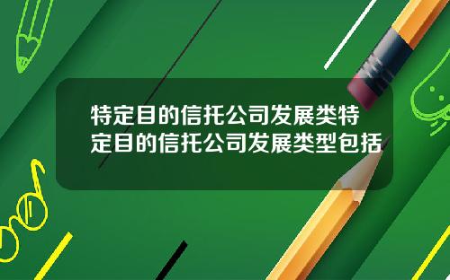 特定目的信托公司发展类特定目的信托公司发展类型包括