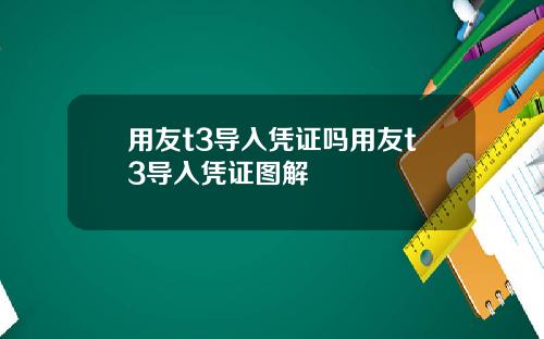 用友t3导入凭证吗用友t3导入凭证图解