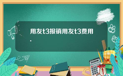 用友t3报销用友t3费用.
