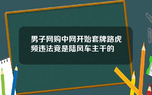 男子网购中网开始套牌路虎频违法竟是陆风车主干的