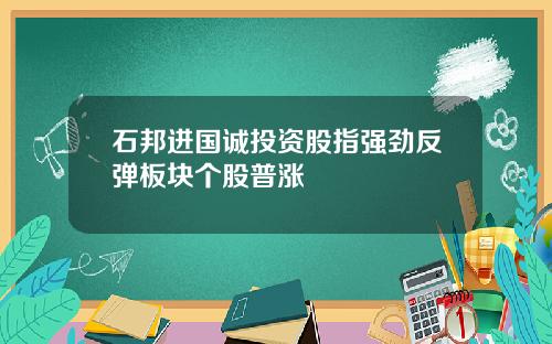 石邦进国诚投资股指强劲反弹板块个股普涨