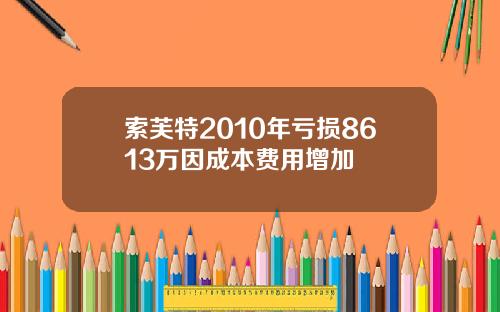索芙特2010年亏损8613万因成本费用增加