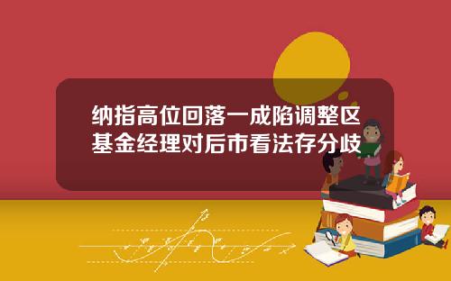 纳指高位回落一成陷调整区基金经理对后市看法存分歧