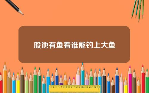 股池有鱼看谁能钓上大鱼
