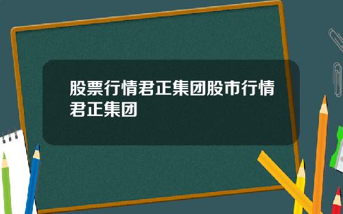 股票行情君正集团股市行情君正集团