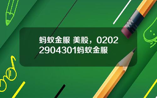 蚂蚁金服 美股，02022904301蚂蚁金服