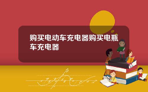 购买电动车充电器购买电瓶车充电器