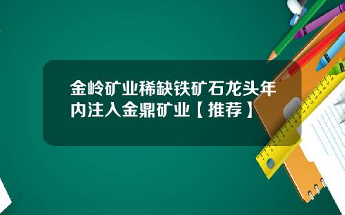 金岭矿业稀缺铁矿石龙头年内注入金鼎矿业【推荐】