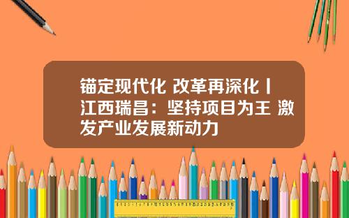 锚定现代化 改革再深化丨江西瑞昌：坚持项目为王 激发产业发展新动力