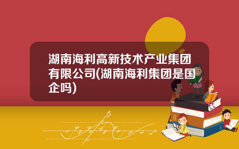 湖南海利高新技术产业集团有限公司(湖南海利集团是国企吗)