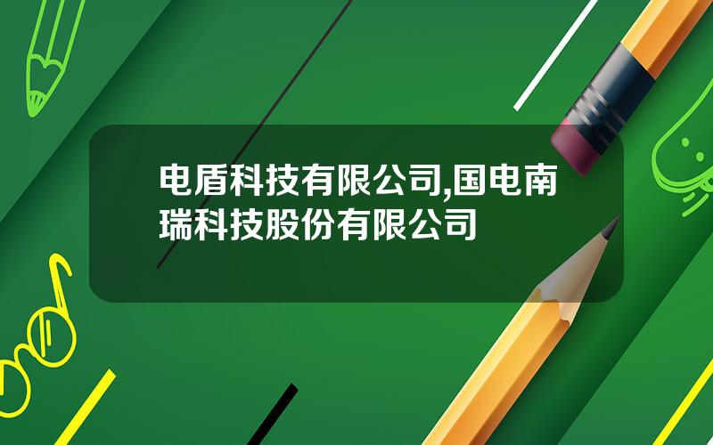 电盾科技有限公司,国电南瑞科技股份有限公司