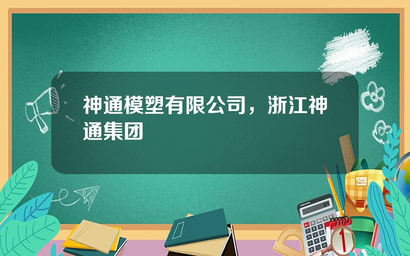 神通模塑有限公司，浙江神通集团