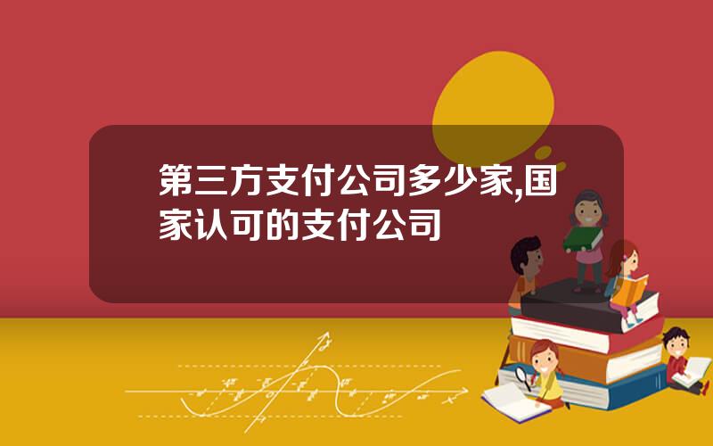 第三方支付公司多少家,国家认可的支付公司