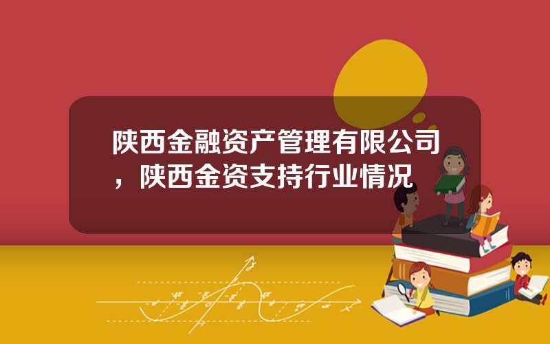 陕西金融资产管理有限公司，陕西金资支持行业情况